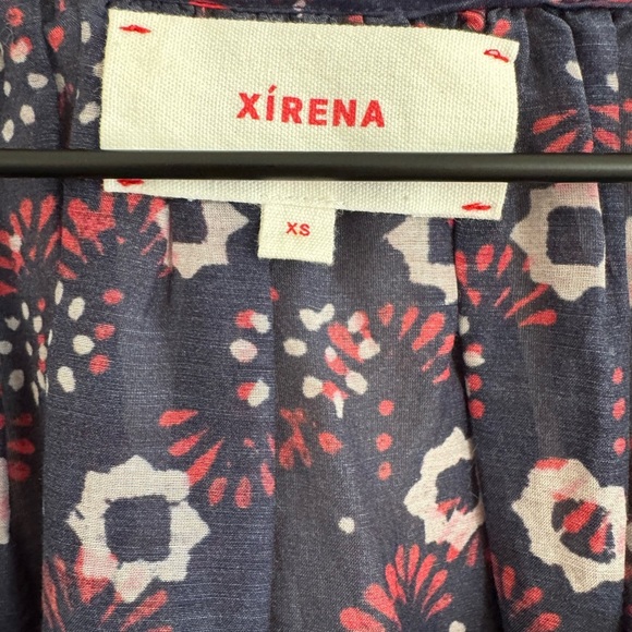 NWOT Xirena Rylei Top Navy Rouge Voile‎ Silk & Cotton Size XS - Picture 4 of 5
